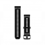 Garmin Quick Release Bands 22mm Translucent Black With Slate Hardware