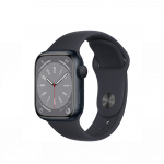 Apple Watch Series 8 GPS + Cellular 41mm Midnight Aluminum Case with Midnight Sport Band