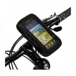 Mobiilihoidik jalgrattale, universaalne, must