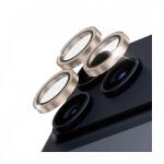 Tagakaamerate kaitseklaasid Hoops Glitter Gold, Apple iPhone 17 Pro / 17 Pro Max / iPhone 16 Pro / 16 Pro Max, PanzerGlass