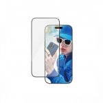 Kaitseklaas Apple iPhone 16 Pro, musta &auml;&auml;rega, Ultra-Wide Fit, PanzerGlass