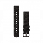 Garmin Quick Release 20 mm Black Pepper Woven Nylon Slate hardware