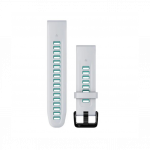 Garmin epix Pro Gen2 20mm QuickFit Whitestone Aqua Silicone Band