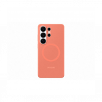 Samsung Galaxy S26 Ultra Silicone Magnet Case Coral Red