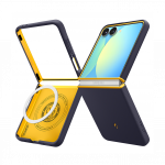 Kaitse&uuml;mbris Nano Pop (MagFit), Samsung Galaxy Flip7, tumesinine, Qi2/MagSafe toega, Spigen