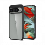 Kaitse&uuml;mbris Ultra Hybrid, Google Pixel 9 Pro XL, l&auml;bipaistev musta &auml;&auml;rega, Spigen