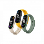 Xiaomi Mi Smart Band 5 / 6 / 7 kellarihmade komplekt kollane, roheline, valge