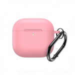 Kaitse&uuml;mbris silikoonist, Apple AirPods 4, roosa