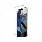 Kiirpaigaldusega kaitseklaas Apple iPhone 17 Pro Max, musta &auml;&auml;rega, Ultra-Wide Fit, PanzerGlass