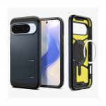 Kaitse&uuml;mbris Tough Armor AI (MagFit), Google Pixel 10 Pro / Pixel 10, sinakashall, tugijalaga, Qi2/MagSafe &uuml;hilduv, Spigen