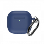 Kaitse&uuml;mbris silikoonist, Apple AirPods 4, sinine