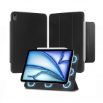 Kaitsekaaned SmartCase Magnetic, Apple iPad Air 11" (2025/2024) / iPad Air 10.9" (2022/2020), must, magnetkinnitusega, Tech-Protect