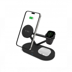 Juhtmevaba laadimisalus QI15W-A41 3in1 MagSafe, must, Tech-Protect