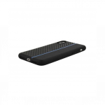Samsung SM-N960F Galaxy Note 9 silikoonkaitse, NoName, moto, carbon, sinise triibuga, must