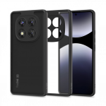 Kaitse&uuml;mbris Magmat, Xiaomi Redmi Note 14 Pro 5G / Poco X7, matt l&auml;bipaistev musta &auml;&auml;rega, Tech-Protect