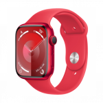 Apple Watch Series 9 GPS 45mm Red Aluminum Case with Red Sport Band S/M
