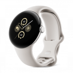 Google Pixel Watch 2 Polished Silver Aluminium Case/ Porcelain Active Band