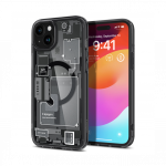 Kaitse&uuml;mbris Ultra Hybrid Zero One MagFit, Apple iPhone 15, tumehalli &auml;&auml;re ja MagSafe ringiga, Spigen