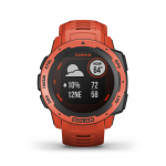 Garmin Instinct Solar GPS Watch Flame Red