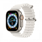Apple Watch Ultra GPS + Cellular Titanium Ocean Band White