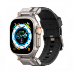 Kellarihm DuraPro Armor PU, Apple Watch Ultra 2 / Ultra (49 mm) / Series 9 / 8 / 7 / 6 / 5 / 4 / SE (2022) / SE (42 / 44 / 45 mm), must, Spigen