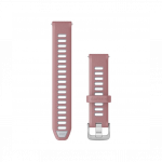 Garmin Quick Release 18 mm Pink Whitestone Silver hardware