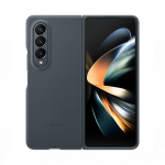 Samsung Galaxy Fold4 Leather Cover, nahast kaitse&uuml;mbris, roheline
