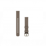 Garmin Lily 2 Bands (14 mm) Coffee Nylon Cream Gold Hardware