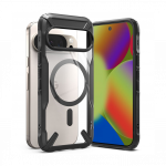Kaitse&uuml;mbris Fusion X Magnetic, Google Pixel 10 Pro / Pixel 10, l&auml;bipaistev musta &auml;&auml;rega, Qi2/MagSafe &uuml;hilduv, Ringke