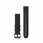 Garmin Quick Release Bands 20mm Black With Black Hardware