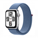 Apple Watch SE 2 GPS + Cellular 44mm Aluminum Case with Winter Blue Sport Loop