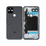 Google Pixel 5 akukaas tagapaneel kaamera klaasiga must
