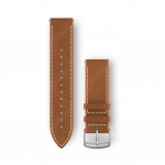 Garmin Quick Release 20 mm Tan Italian Leather Silver hardware