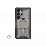 Kaitse&uuml;mbris Plasma XTE, Samsung Galaxy S25 Ultra, hall/titaan, tugijalaga, MagSafe &uuml;hilduv, Urban Armor Gear (UAG)