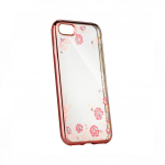 Apple iPhone XS Max silikoonkaitse Forcell, diamond, roosikuld