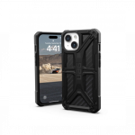 Kaitse&uuml;mbris Monarch, Apple iPhone 15, carbon fiber, Urban Armor Gear (UAG)
