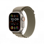 Apple Watch Ultra 2 GPS + Cellular 49mm Titanium Case with Blue Alpine Loop- Small