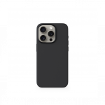 Kaitse&uuml;mbris Mag+ Silicone Case, Apple iPhone 15 Pro Max, must, MagSafe, Epico