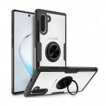 Samsung SM-N970F Galaxy Note 10 silikoonkaitse, Carbon ring, l&auml;bipaistev-must