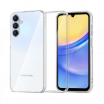 Samsung Galaxy A15 / A15 5G silikoon&uuml;mbris l&auml;bipaistev, Tech-Protect