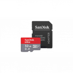 SanDisk m&auml;lukaart microSDHC Ultra 32GB UHS-I + adapter SDSQUA4-032G-GN6IA