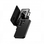 Kaitse&uuml;mbris kaanega Tango 2-in-1 Wallet Magnetic, Samsung Galaxy S26 Ultra, must, magnetkinnitusega, Qi2/MagSafe &uuml;hilduv, CARE by PanzerGlass