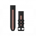Garmin epix Pro Gen2 26mm QuickFit Blk Fl Red Silcone Band