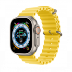 Apple Watch Ultra GPS + Cellular Titanium Ocean Band Yellow