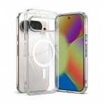 Kaitse&uuml;mbris Fusion Magnetic, Google Pixel 10 Pro XL, l&auml;bipaistev valge ringiga, Qi2/MagSafe &uuml;hilduv, Ringke