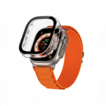 Kaitseklaas raamiga, Apple Watch Ultra/Watch Ultra 2 eemaldatav, l&auml;bipaistva &auml;&auml;rega, PanzerGlass