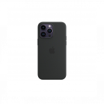 Apple iPhone 14 Pro Max silicone case with MagSafe Midnight