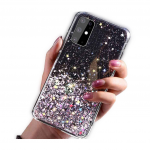 Apple iPhone 12 Pro Max Silikoonkaitse, Sequins, Glitter, must