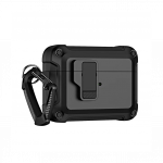 Kaitse&uuml;mbris Armor Pro, Apple AirPods 4, hall-must