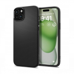 Kaitse&uuml;mbris Liquid Air, Apple iPhone 15 Plus, must, Spigen